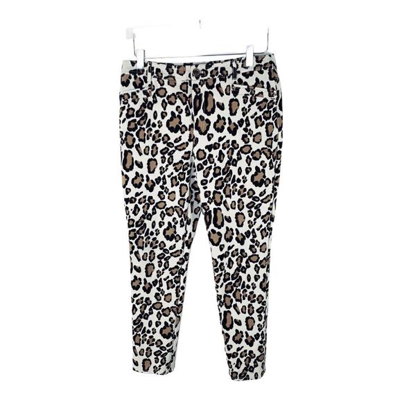 Chico's  So Slimming Leopard Print‎ Stretch Ankle Pants Size .5 - Picture 2 of 15